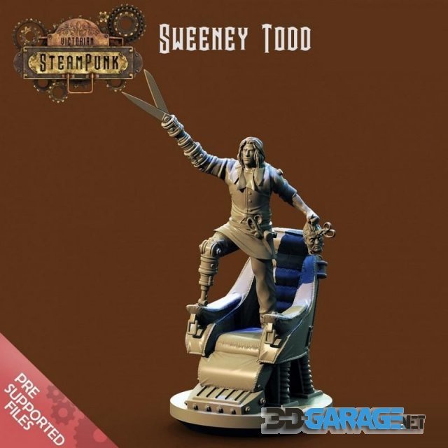 3d-print Model – Sweeney Todd