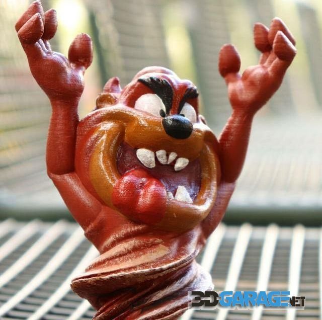 3d-Print Model – Taz the Tasmanian Devil