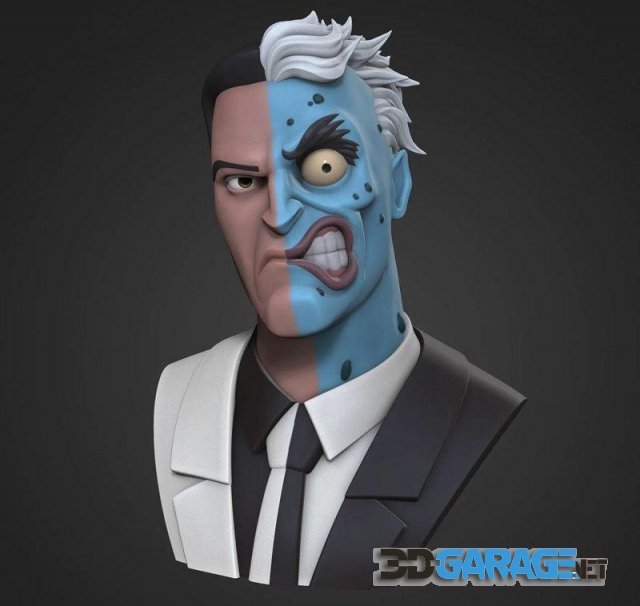 3d-Print Model – Two Face