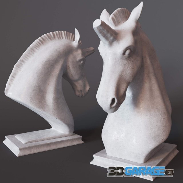 3d-model – Unicorn sculpture