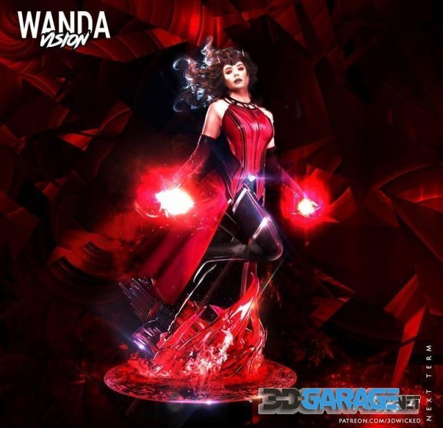 3d-print Model – Wicked – Wanda Sculpture
