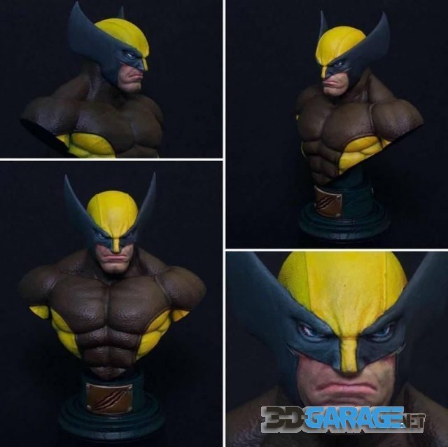 3d-Print Model – Wolverine Bust