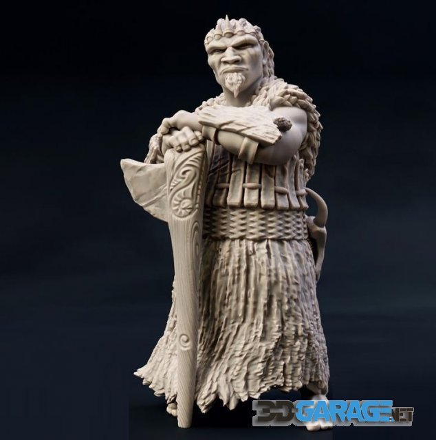 3d-print Model – Woodwose Chief