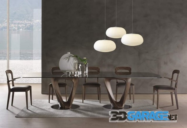 3D Model Dining Tables And Chairs By HoangAnhManzzo