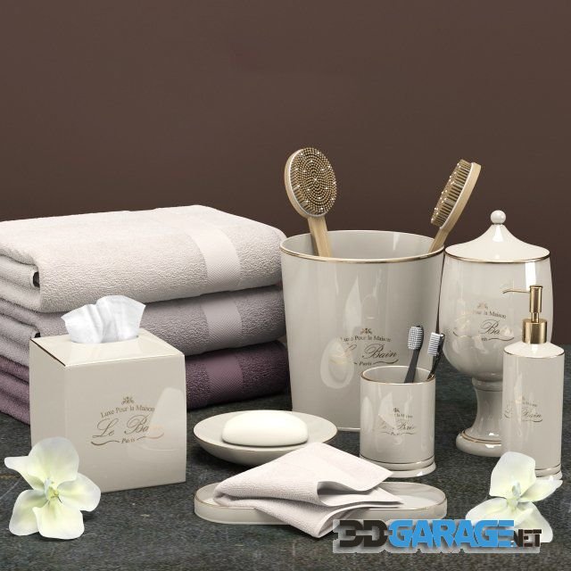 3d-model – RH bath set 3