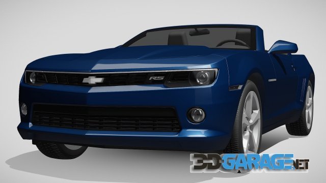 3D-Model – Chevrolet Camaro RS Convertible 2014