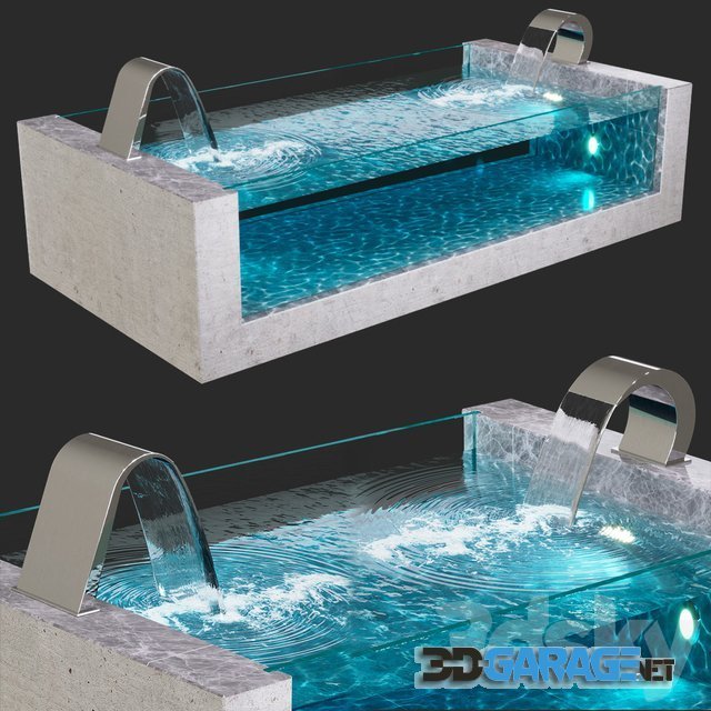 3d-model – Pool Waterfalls