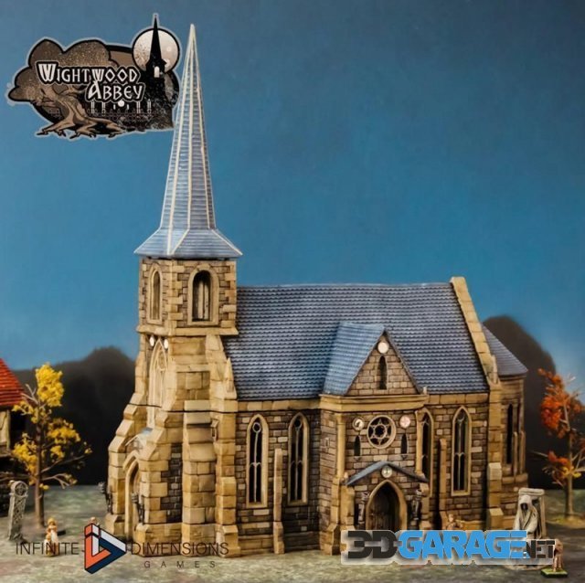 3d-print Model – Wightwood Abbey Church