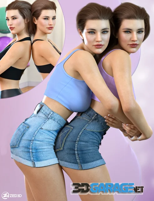 Daz3D – Z Twins – Couple Poses for Genesis 8 and 8.1
